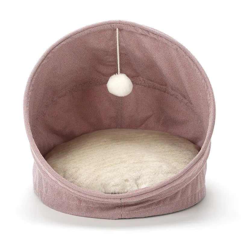 Cat Sleeping Bag, Enclosed Cat House Bed