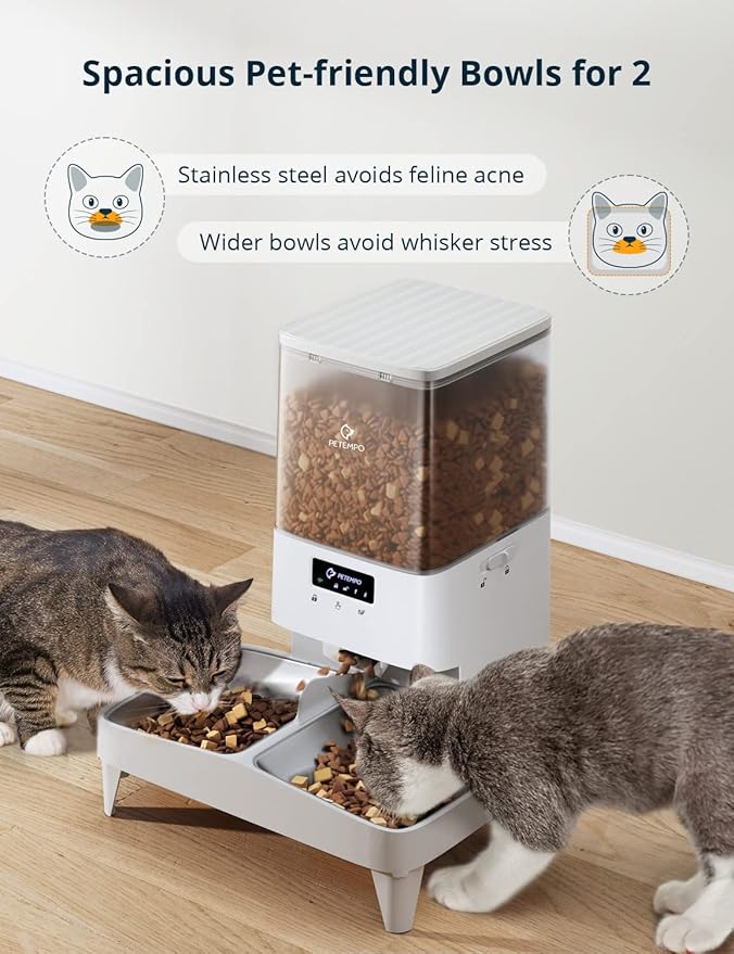 PETEMPO Automatic Feeder for Cats 5 L WiFi Automatic