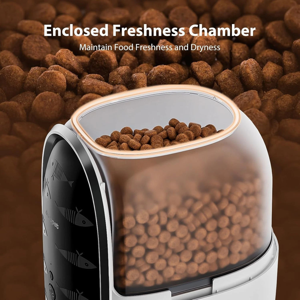 Automatic Wifi Cat Feeder with Camera1080P HD