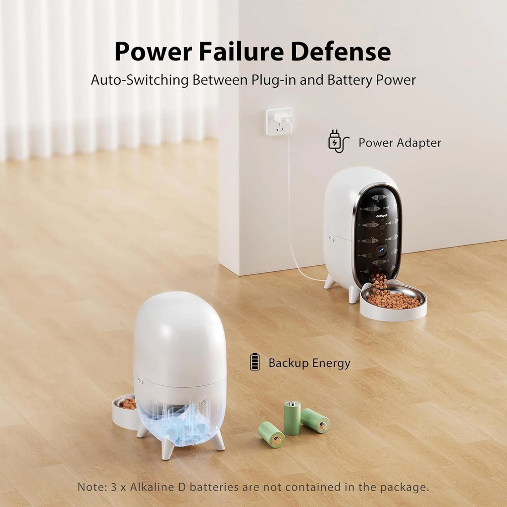 Automatic Wifi Cat Feeder with Camera1080P HD