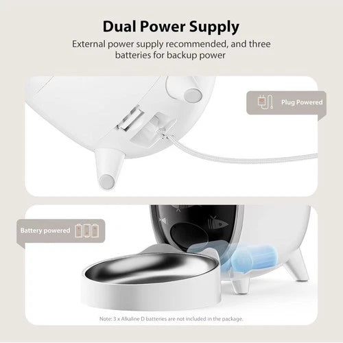 Automatic Wifi Cat Feeder with Camera1080P HD